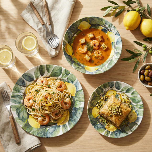 LUBIANA BOSS KERAJET | 469 KJ | Serwis obiadowy 12/36 elementów | 9143 CYTRYNY