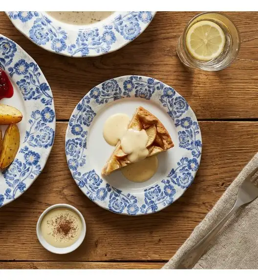 LUBIANA MARIA KERAJET | 731 KJ | Serwis obiadowy 18/54 elementów | 9227 Niebieskie kwiaty