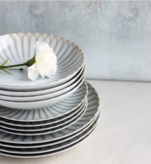 LUBIANA BOSS KERAJET | 708 KJ | Serwis obiadowy 12/36 elementów | 9228 ROZETA