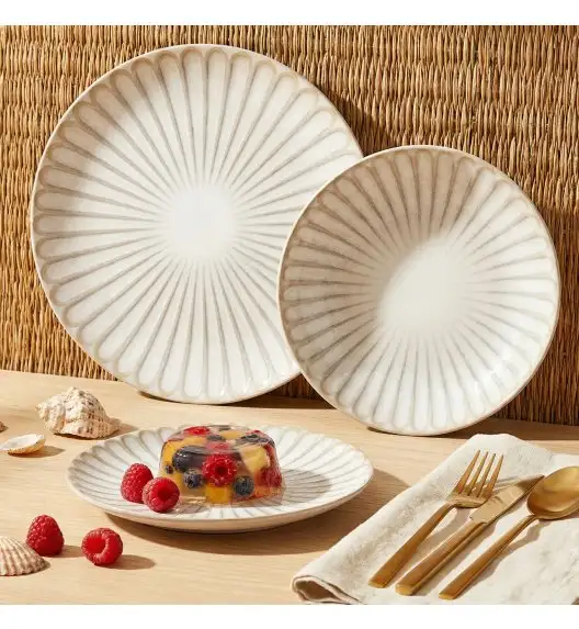 LUBIANA BOSS KERAJET | 708 KJ | Serwis obiadowy 18/54 elementów | 9228 ROZETA