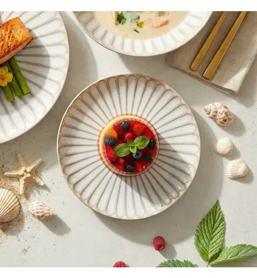 LUBIANA BOSS KERAJET | 708 KJ | Serwis obiadowy 18/54 elementów | 9228 ROZETA