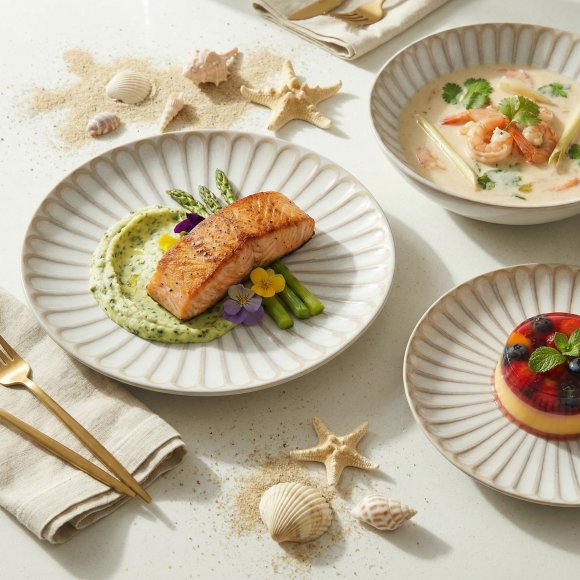 LUBIANA BOSS KERAJET | 708 KJ | Serwis obiadowy 18/54 elementów | 9228 ROZETA