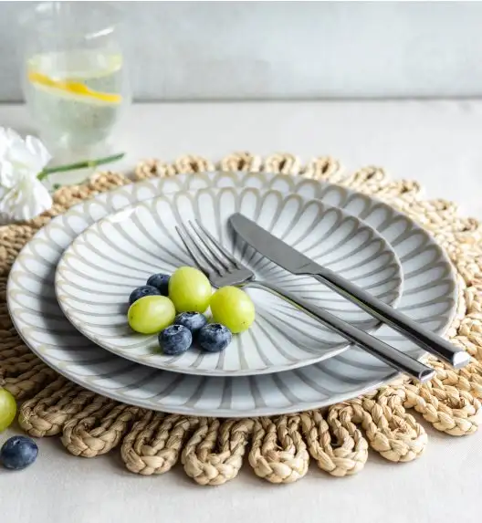 LUBIANA BOSS KERAJET | 708 KJ | Serwis obiadowy 18/54 elementów | 9228 ROZETA