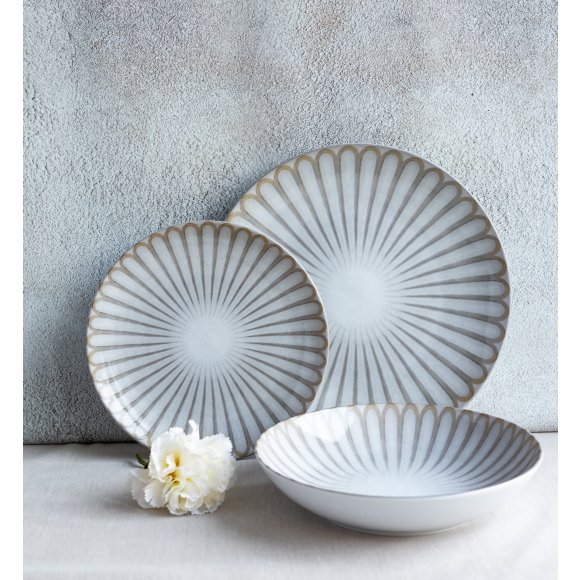 LUBIANA BOSS KERAJET | 708 KJ | Serwis obiadowy 18/54 elementów | 9228 ROZETA