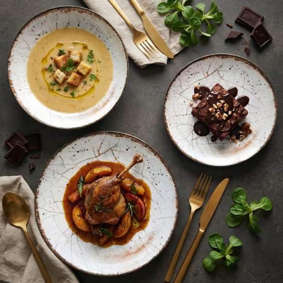 LUBIANA BOSS KERAJET | 749 KJ | Serwis obiadowy 24/72 elementów | 9229 SPĘKALIN