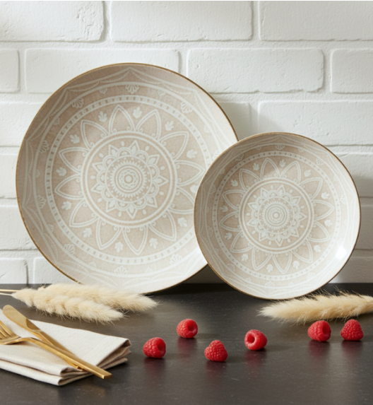 LUBIANA BOSS KERAJET | 207 KJ | Serwis obiadowy 18/54 elementy | 9230 MANDALA