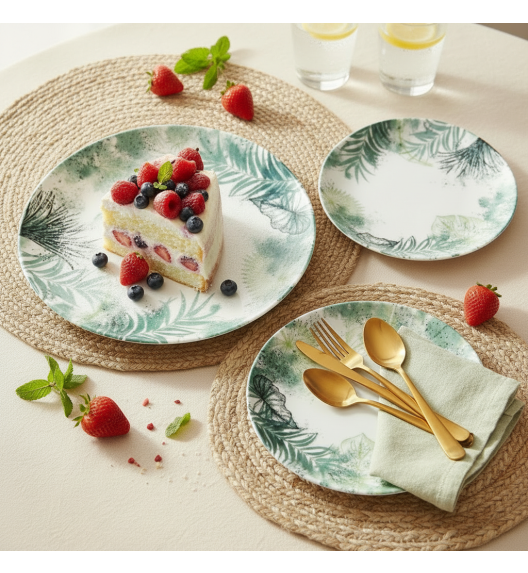 LUBIANA BOSS KERAJET | 609 KJ | Serwis obiadowy 12/36 elementów | 9231 LIŚCIE 