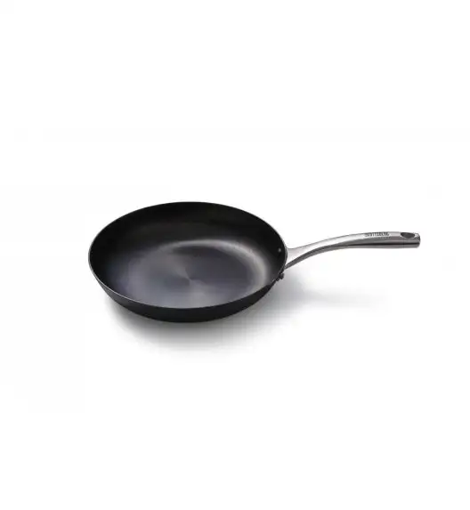 SKOTTSBERG | CAST IRON | Zestaw 2 patelnie 24, 28 cm ŻELIWNE + Pokrywki szklane Tadar