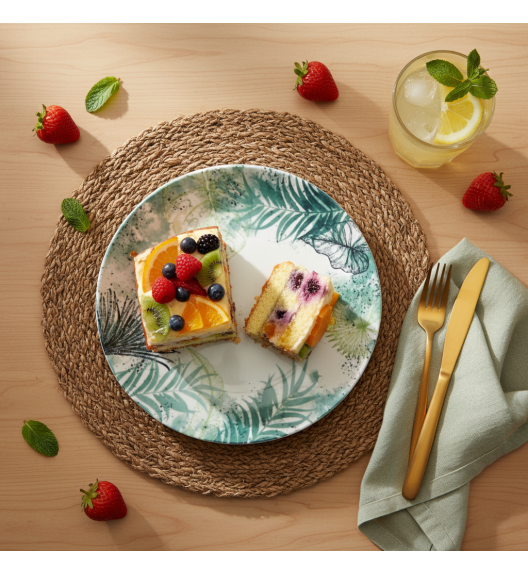 LUBIANA BOSS KERAJET | 609 KJ | Serwis obiadowy 24/72 elementy | 9231 LIŚCIE 