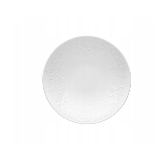 LUBIANA HANAMI Serwis obiadowy 18 el / 6 osób | biała porcelana 