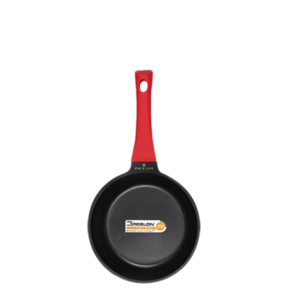 ZWIEGER OBSIDIAN Komplet Garnki 6 el z pokrywkami 5,5l/ 3,5l/ 2l + Rondel + Patelnie 20, 24, 28 cm + Wok 32 cm