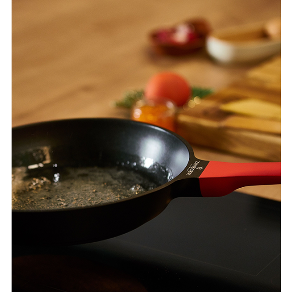 ZWIEGER OBSIDIAN Komplet Garnki 6 el z pokrywkami 5,5l/ 3,5l/ 2l + Rondel + Patelnie 20, 24, 28 cm + Wok 32 cm