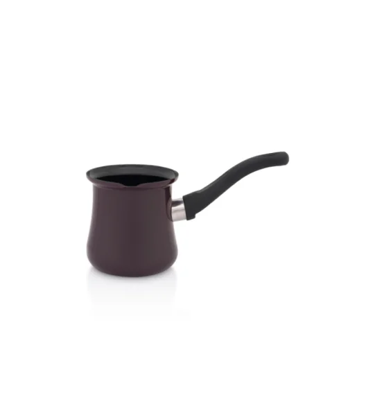 METALAC | BORDEAUX Tygielek emaliowany na 4 kawy, 0,4 l, bordowy