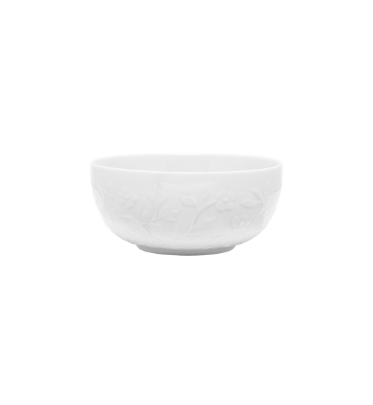 LUBIANA HANAMI Serwis obiadowy 30 el / 6 osób z kubkami i salaterkami | biała porcelana 