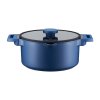 AMBITION COBALT Garnek z pokrywką 28 cm / powłoka Qualum Ceramic