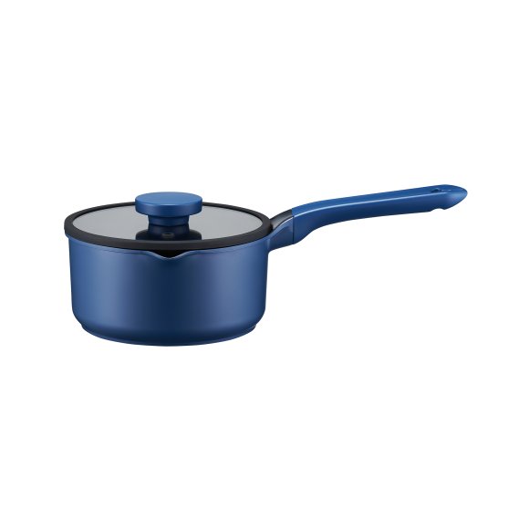 AMBITION COBALT Rondel z pokrywką 18 cm / powłoka Qualum Ceramic
