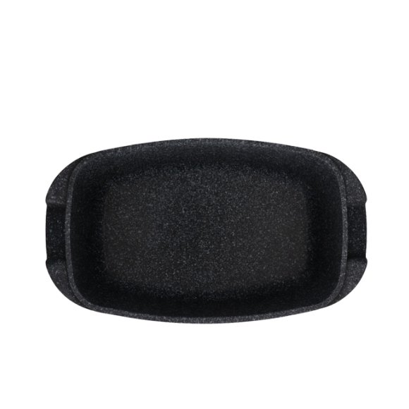 ZWIEGER BLACK STONE Zestaw garnków z pokrywkami 20, 24, 28 cm + Brytfanna 32 cm / GREBLON non-stick