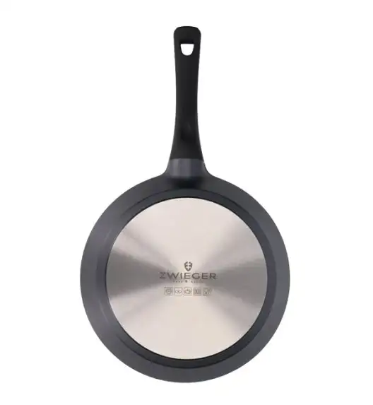 ZWIEGER BLACK STONE Zestaw garnków z pokrywkami 20, 24 cm + Patelnie 20, 24 cm