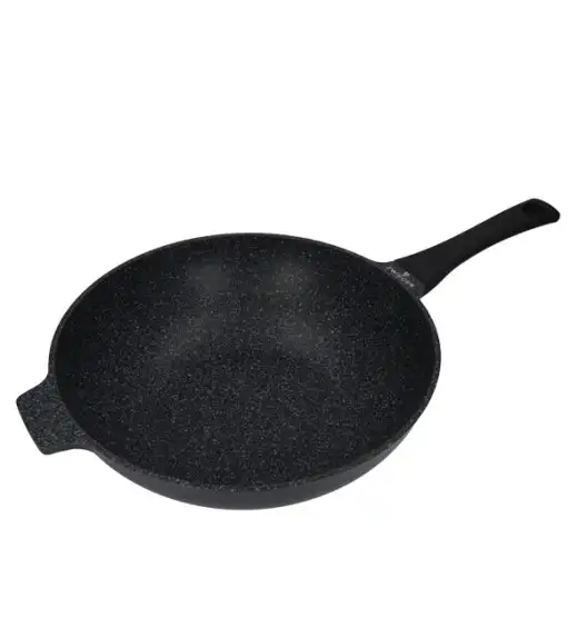 ZWIEGER BLACK STONE Zestaw garnków z pokrywkami 20, 24, 28 cm + Patelnie 20, 24, 28 cm + Grillowa 28 cm + Brytfanna 32 cm + Wok 32 cm
