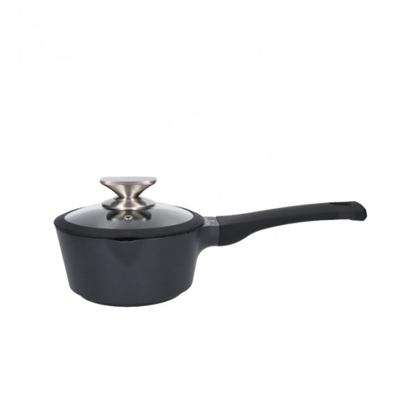 ZWIEGER BLACK STONE Zestaw Garnek z pokrywką 28 cm + Rondel 16 cm + Patelnie 20, 24, 28 cm 