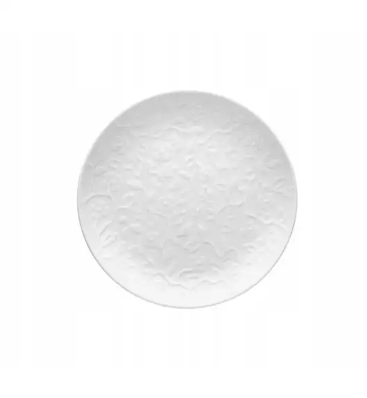 LUBIANA HANAMI Talerz deserowy 20,5 cm x 12 sztuk / biała porcelana luz