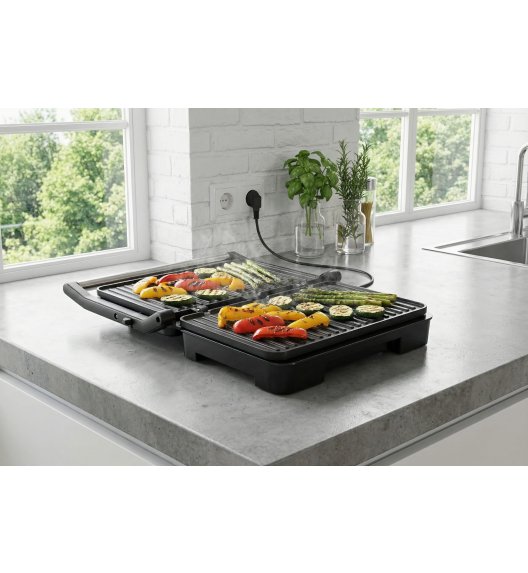 MG HOME Mini Grill elektryczny panini 1000W / srebrny