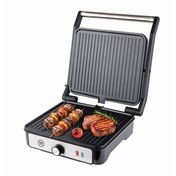 MG HOME Grill elektryczny 2000W / srebrny