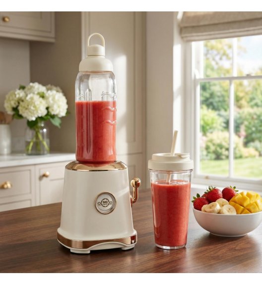 MG HOME Blender RETRO 300W / kremowy