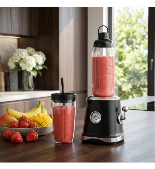 MG HOME Blender RETRO 300W / czarny