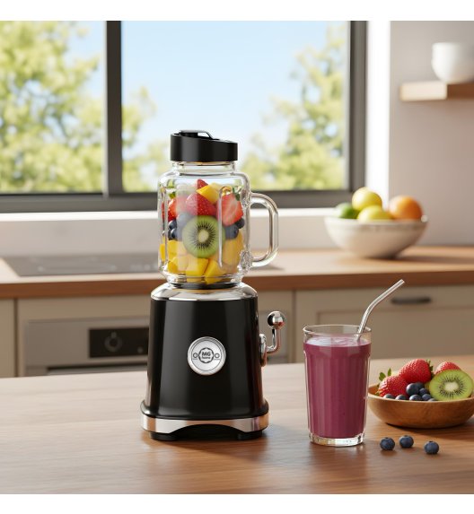 MG HOME Blender RETRO 300W / czarny
