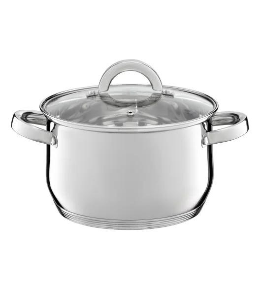 AMBITION BERRY Komplet Garnki z pokrywkami 10 el / stal nierdzewna