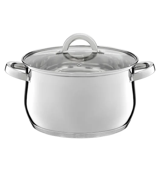 AMBITION BERRY Komplet Garnki z pokrywkami 14 el / stal nierdzewna