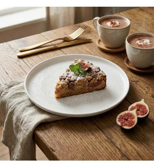 LUBIANA ANKARA | Talerz płytki 17,5 cm | biała porcelana luz 