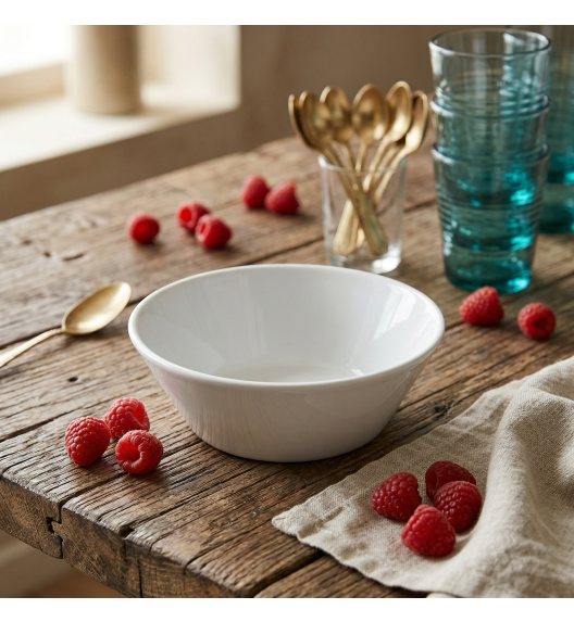 LUBIANA ANKARA | Salaterka 16 cm x 12 sztuk | biała porcelana luz 