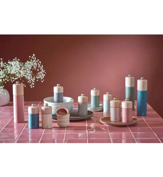 PEUGEOT | BOREAL Młynek do soli, 12 cm, pudrowy róż