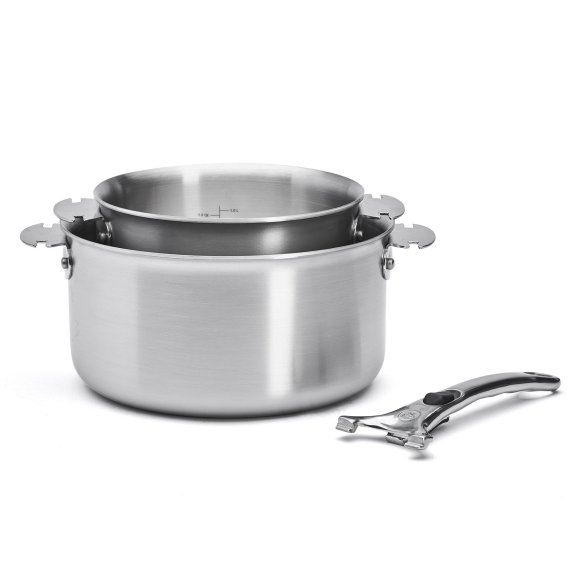 de Buyer Alchimy Loqy Zestaw 2 garnków z rączką stalową