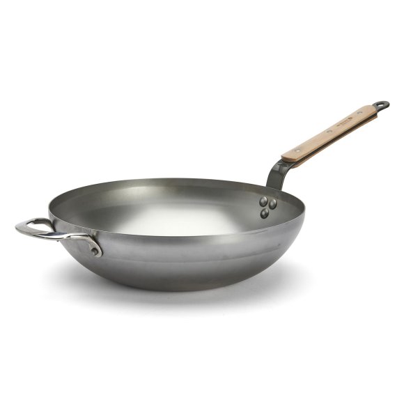 de Buyer Mineral B Bois Wok 32 cm