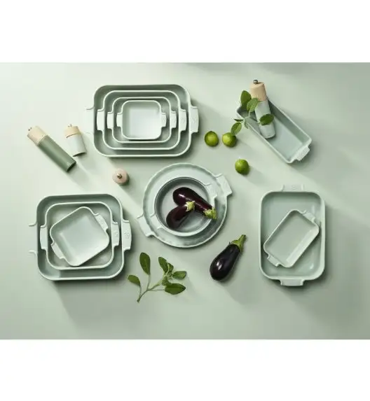 PEUGEOT | APPOLIA Naczynie do zapiekania prostokątne, 18x12x5 cm, jasnozielone