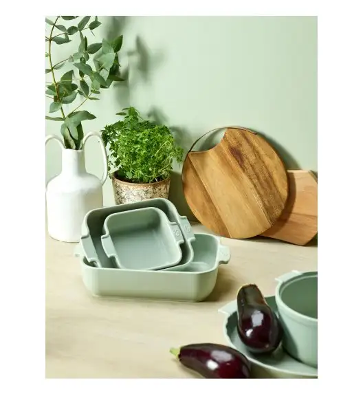 PEUGEOT | APPOLIA Naczynie do zapiekania, 20x15,5x6 cm, jasnozielone