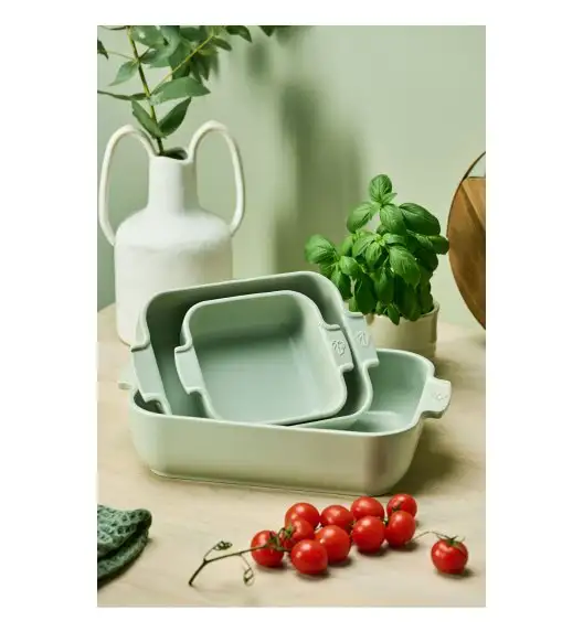 PEUGEOT | APPOLIA Naczynie do zapiekania, 26x20x7 cm, jasnozielone