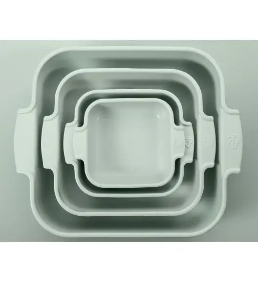 PEUGEOT | APPOLIA Naczynie do zapiekania, 22,5x22,5x7 cm, jasnozielone