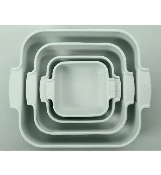 PEUGEOT | APPOLIA Naczynie do zapiekania, 29,5x29,5x8 cm, jasnozielone