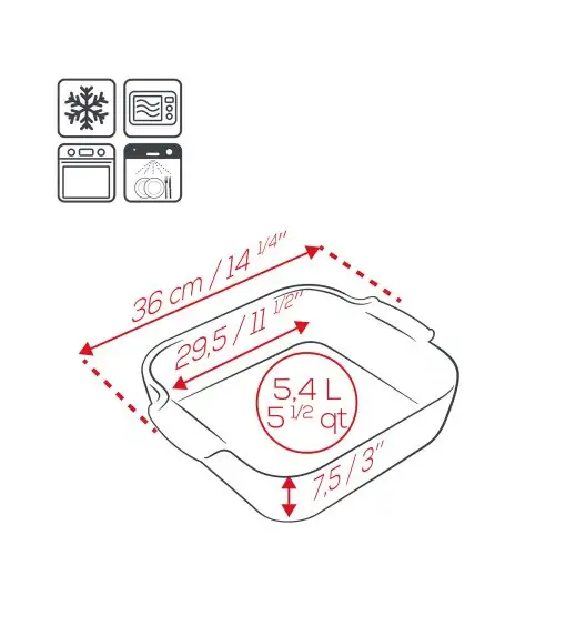 PEUGEOT | APPOLIA Naczynie do zapiekania, 29,5x29,5x8 cm, jasnozielone