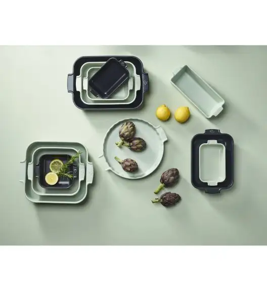 PEUGEOT | APPOLIA Naczynie do zapiekania tarty 30 cm, jasnozielone