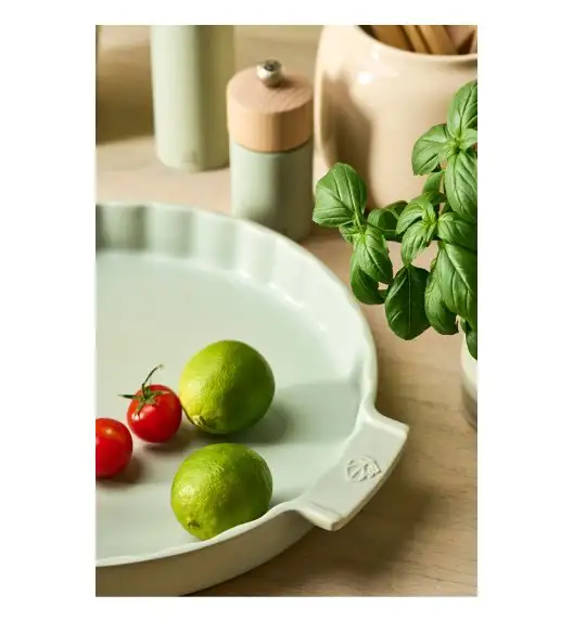 PEUGEOT | APPOLIA Naczynie do zapiekania tarty 30 cm, jasnozielone