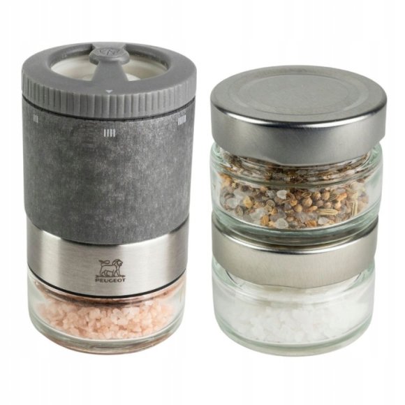 PEUGEOT MAESTRO Zestaw młynek do soli + przyprawy 11 cm