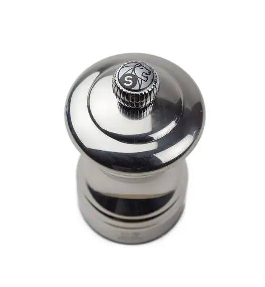 PEUGEOT BISTRO SHINY Młynek do soli 10 cm srebrny