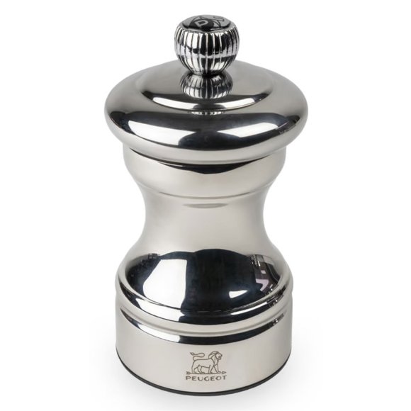 PEUGEOT BISTRO SHINY Młynek do pieprzu 10 cm srebrny