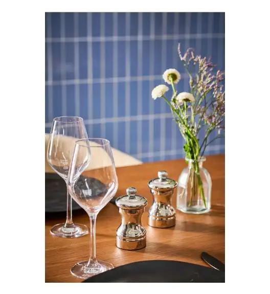 PEUGEOT BISTRO SHINY Młynek do pieprzu 10 cm srebrny