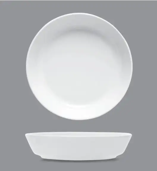 LUBIANA ANKARA | Talerz głęboki 20 cm | biała porcelana luz 
